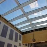 Réalisation d'une verrière modulaire VELUX - Collège Ste Geneviève d'ARGENTEUIL (91)