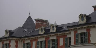 Couverture ardoise - Château de Bissy (78)