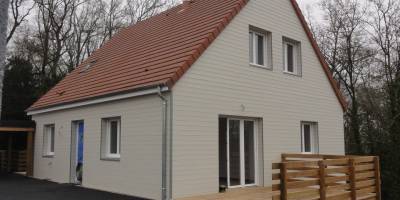 Construction d'une maison en ossature bois à LEVES (28)