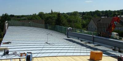 Couverture en zinc pigmento vert